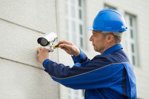 What does a CCTV electrician do for their clients?